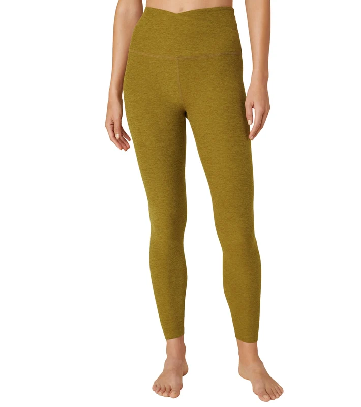 Beyond Yoga Spacedye At Your Leisure High Waisted 7/8 Yoga Leggings Bronze-Gold / XS