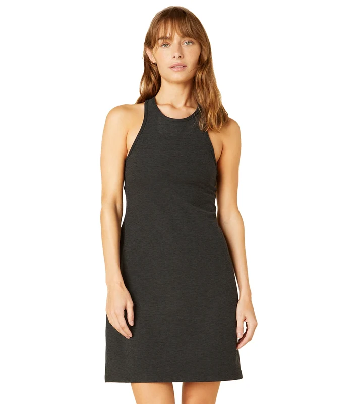 Beyond Yoga Spacedye Under Lock and Key Dress Darkest Night / S