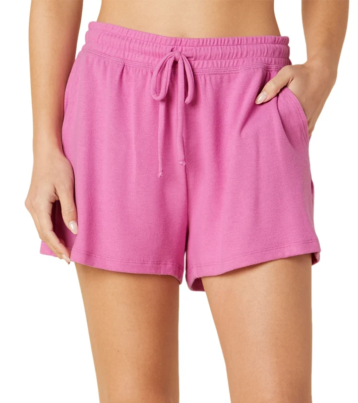 Beyond Yoga On Vacation Shorts Hibiscus Pink / M
