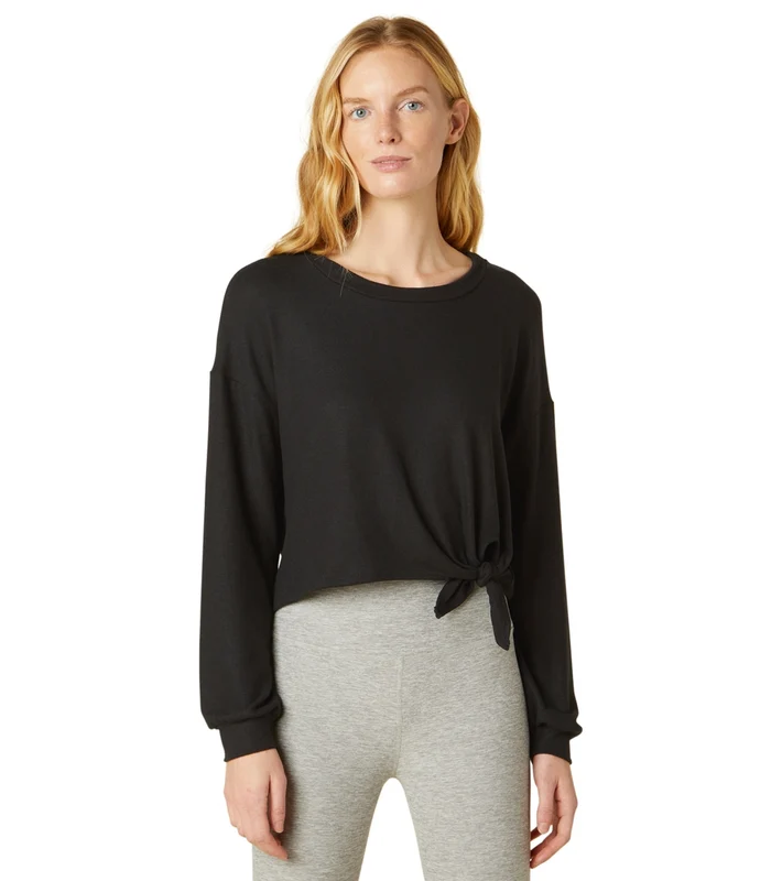 Beyond Yoga Smarten Up Pullover Black / XS