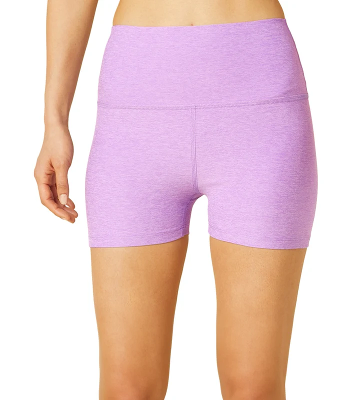 Beyond Yoga Spacedye All for Run Shorts Crisp Lavender Heather / L