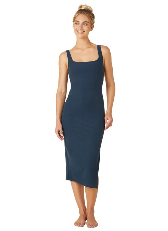 Beyond Yoga Spacedye Icon Midi Dress Nocturnal Navy / L