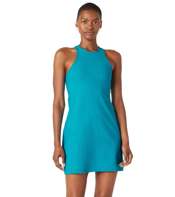 Beyond Yoga Spacedye Under Lock and Key Dress Blue Glow Heather / L