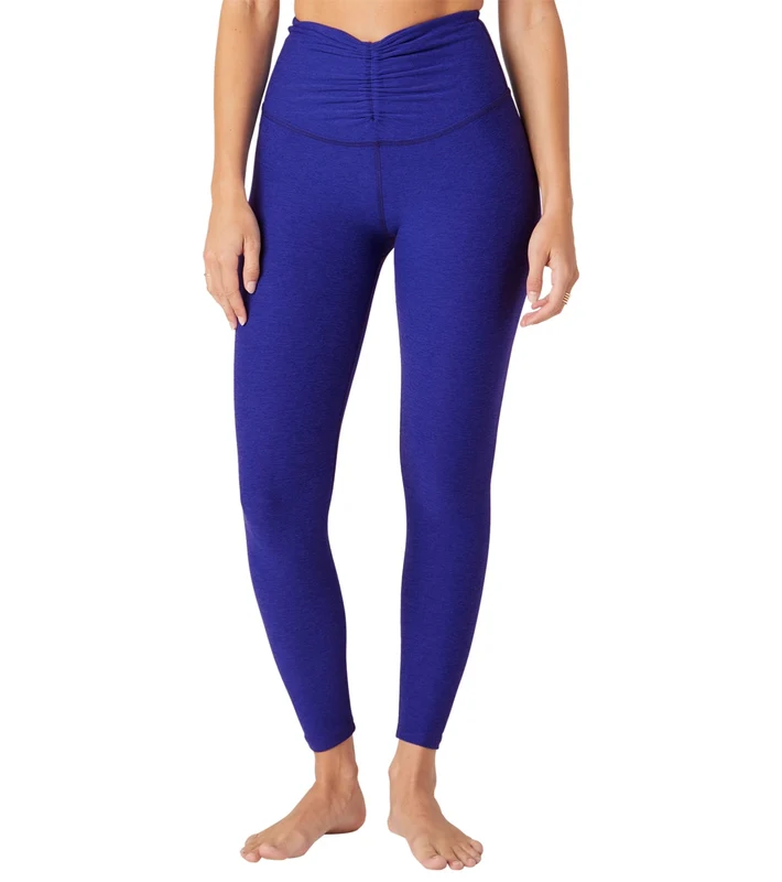 Beyond Yoga Spacedye Centered Midi Leggings Sapphire Blue Heather / XL