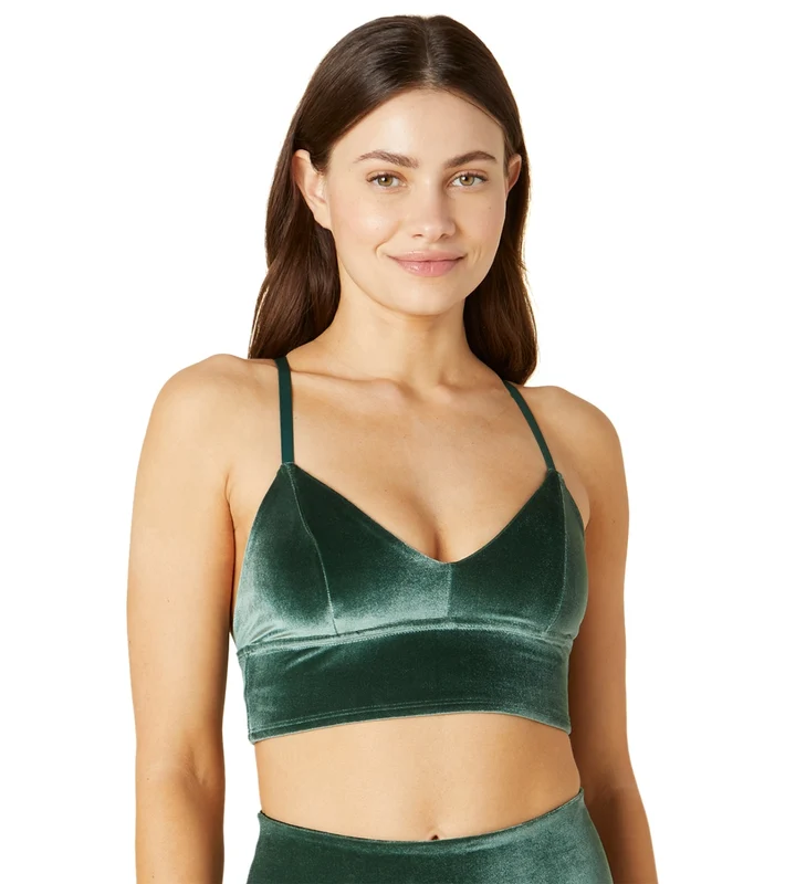 Beyond Yoga VIP Long Line Bra Forest Green / L