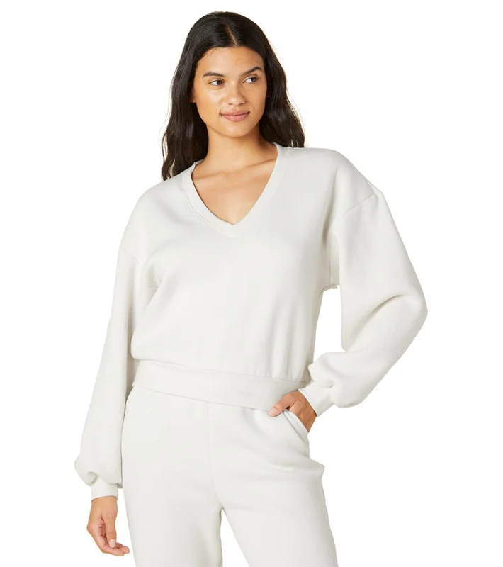 Beyond Yoga Put Together Pullover Vintage White / XS