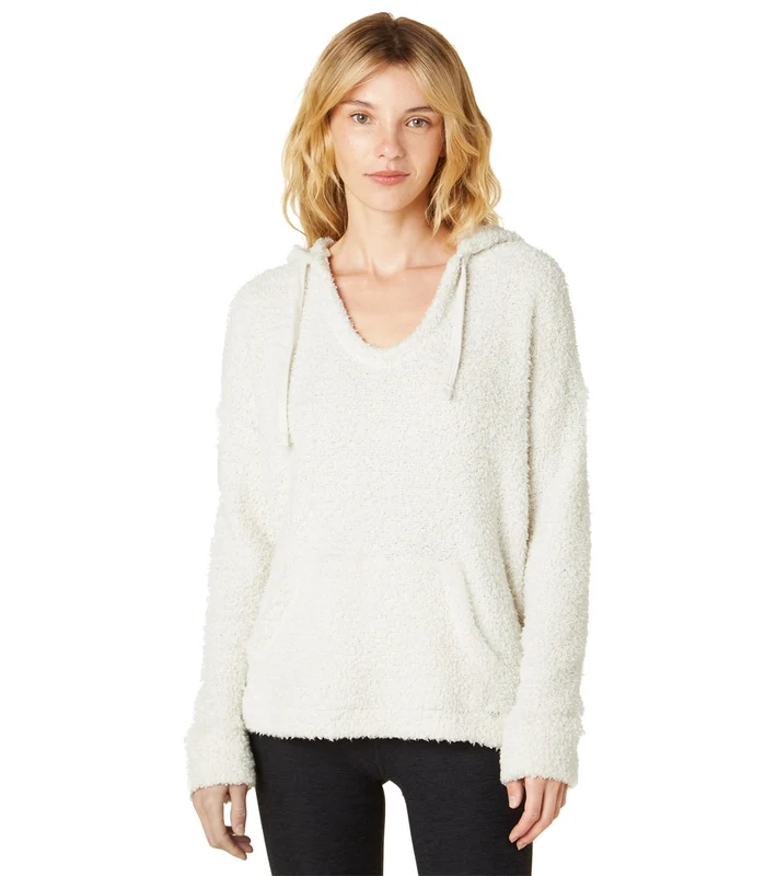Beyond Yoga Cloud Cover Hoodie Winter White / L
