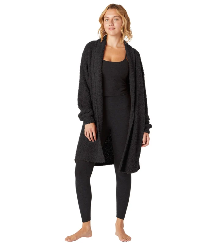 Beyond Yoga Cloud Cover Cardigan Black / XS