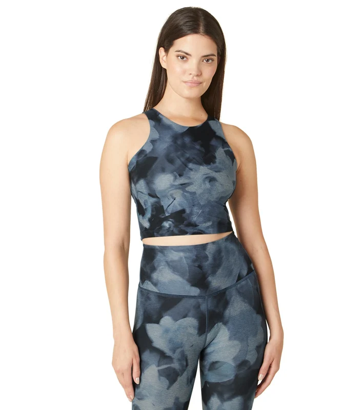 Beyond Yoga Softmark Focus Cropped Tank Ethereal Floral / XL