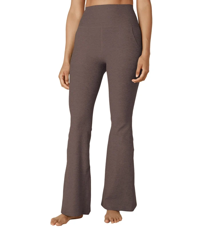 Beyond Yoga Spacedye All Day Flare High Waisted Pant Woodland Heather / M