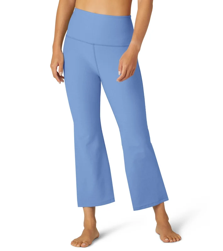 Beyond Yoga Spacedye Retro Cropped Pant Flower Blue Heather / S