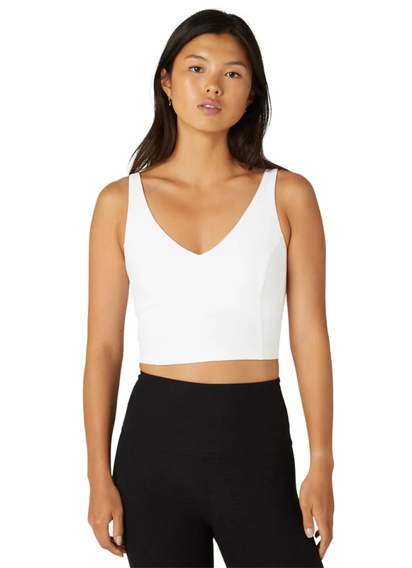Beyond Yoga Spacedye Always On Cropped Tank Cloud White / S