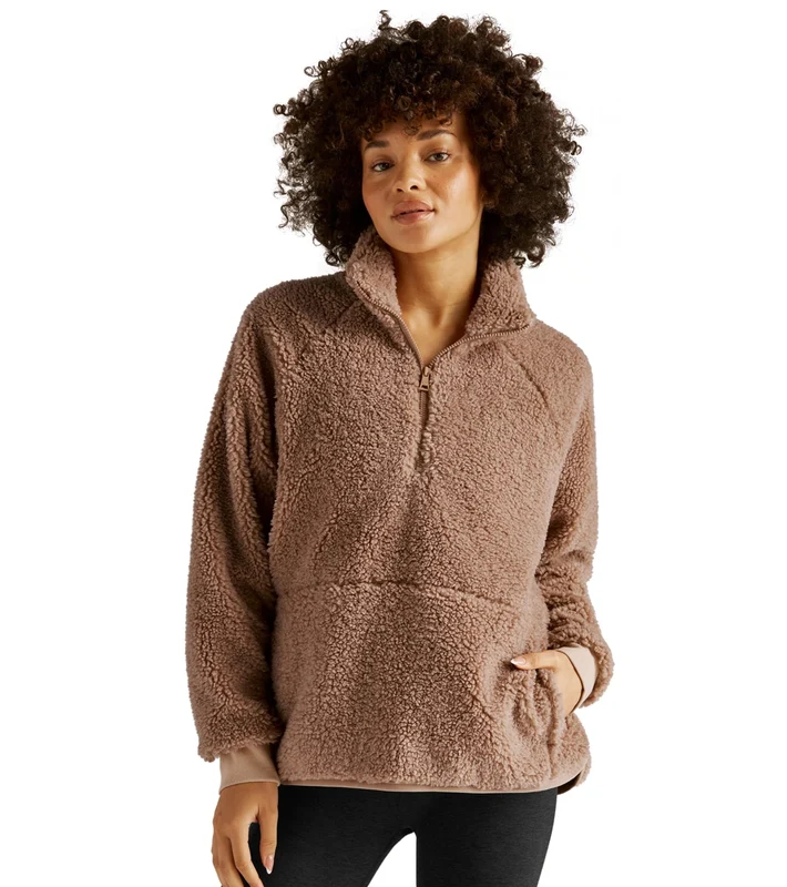 Beyond Yoga Take Flight Pullover Camel / XS