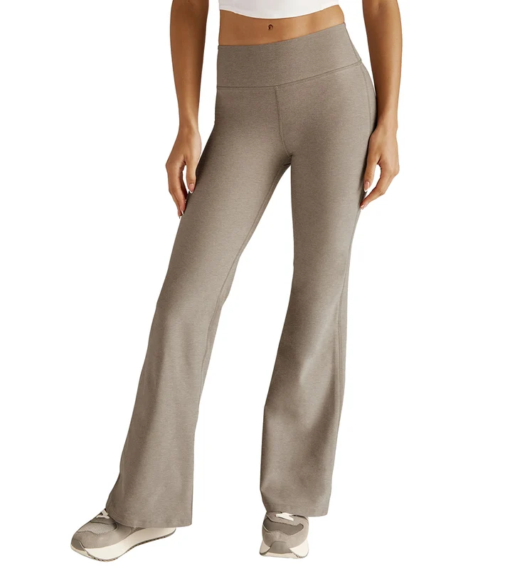 Beyond Yoga Spacedye 90'S Low Rise Flare Pant Birch Heather / L