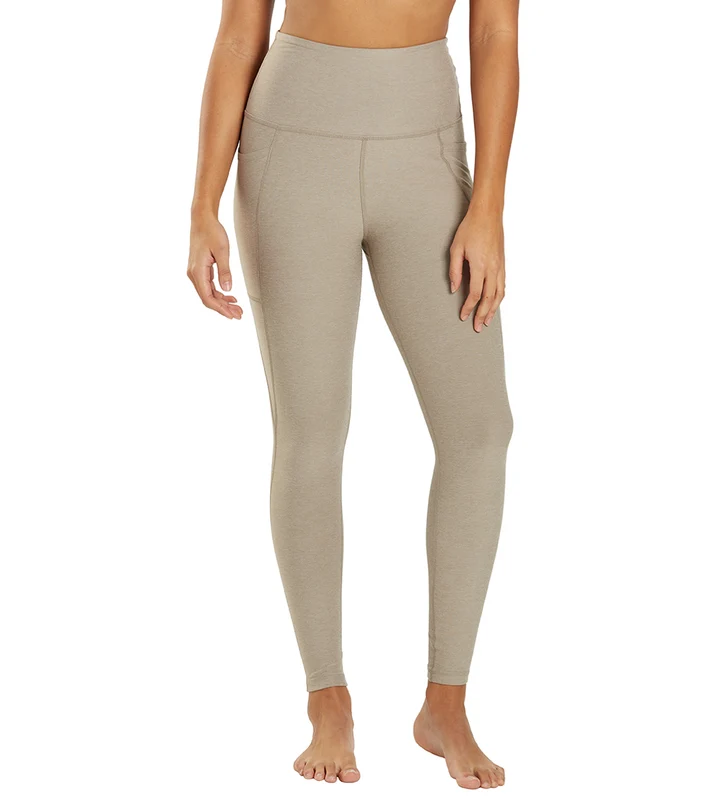 Beyond Yoga Spacedye Out Of Pocket High Waisted 7/8 Yoga Leggings Birch Heather / S