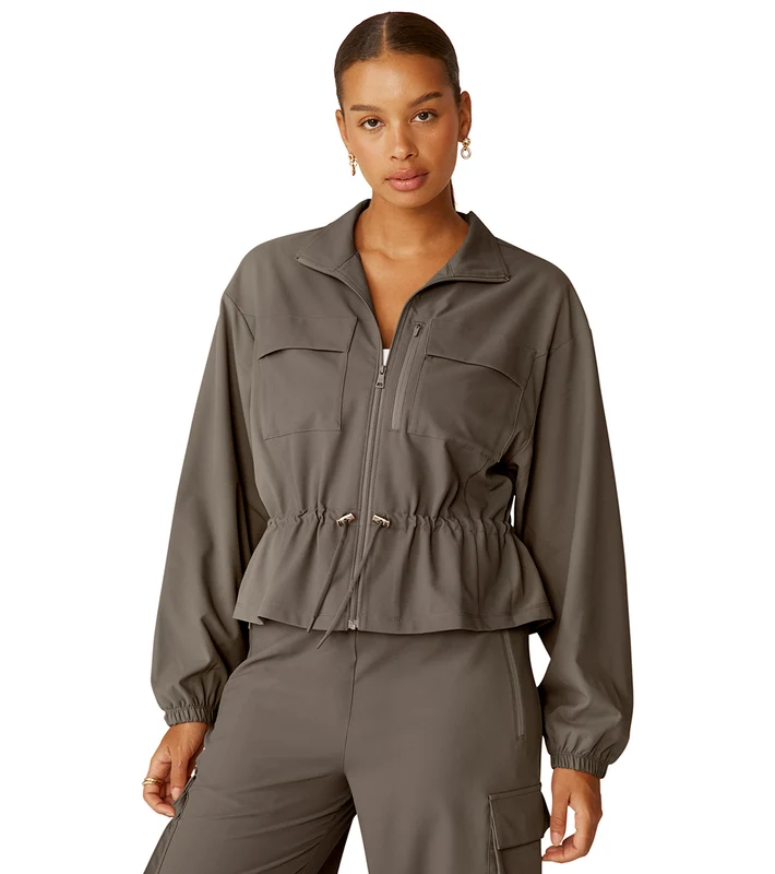 Beyond Yoga City Chic Jacket Dune / M