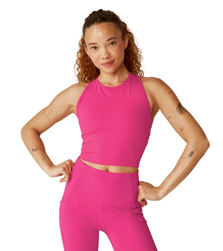 Beyond Yoga Powerbeyond Strive Cropped Tank Dune / L