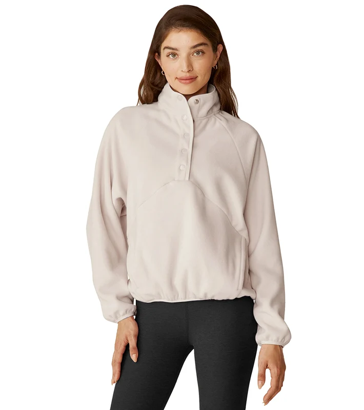 Beyond Yoga Tranquility Pullover Lunar Rock / M