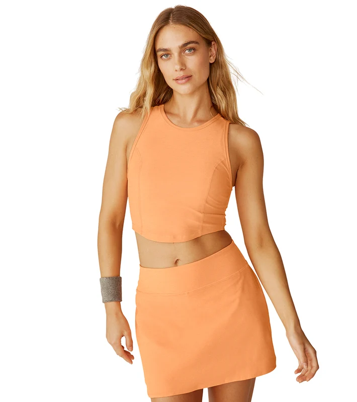 Beyond Yoga Spacedye Motivate Cropped Tank Marmalade Heather / XS