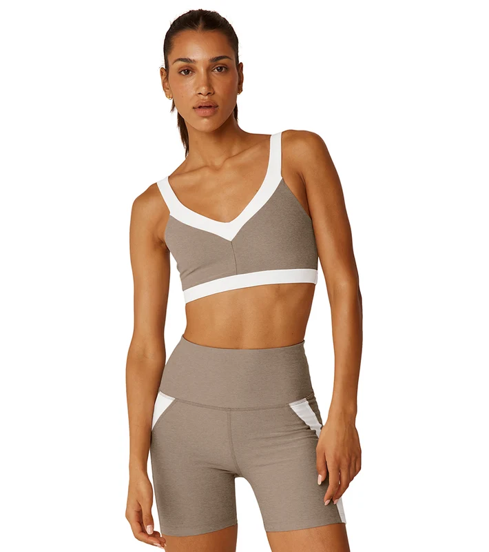 Beyond Yoga Spacedye Top Line Bra Birch/Cloud White / M