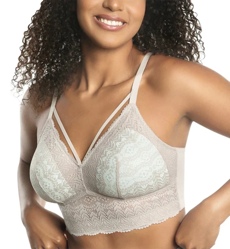 Parfait Mia Lace Wireless Longline Bralette (P5951) - Sandstone 40F