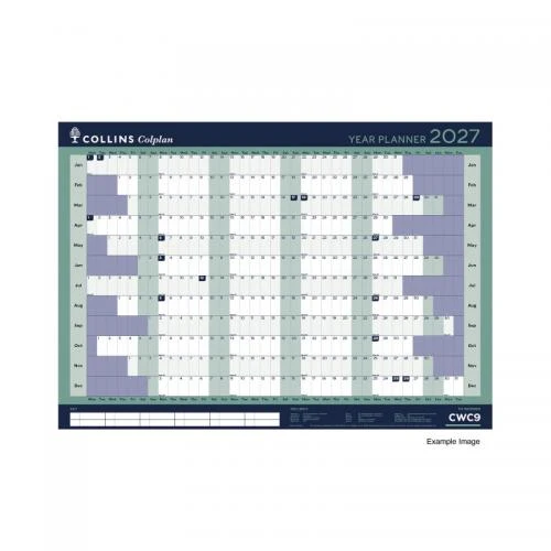 A1 Yearly Wall Planner 2027