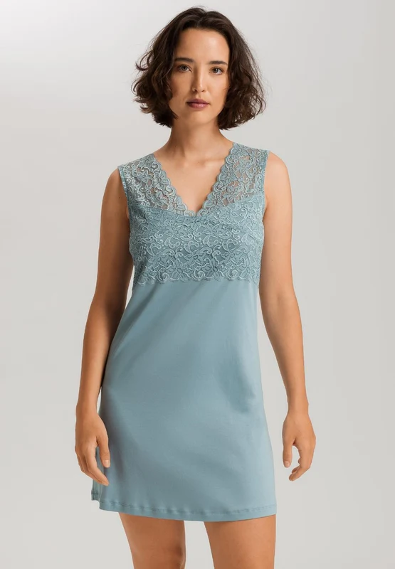 Moments Nachthemd 077929 Tourmaline Blue L