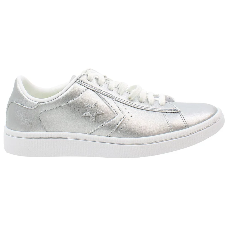 Converse Pro Womens Silver Trainers 7