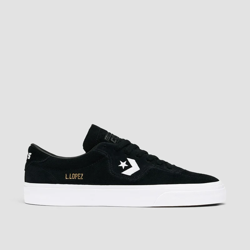 Converse Louie Lopez Pro Shoes - Black/Black/White 12uk / Black/Black/White