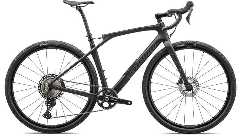 2024 Specialized Diverge STR Comp - Shimano GRX Satin Metallic Midnight Shadow / Violet Ghost Pearl / 52