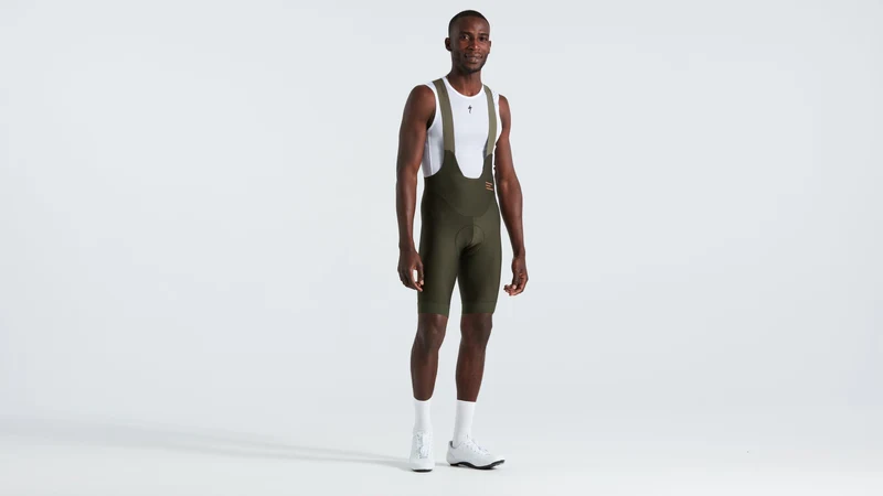 Specialized Men's Prime Bib Shorts Dark Moss Green / XXS