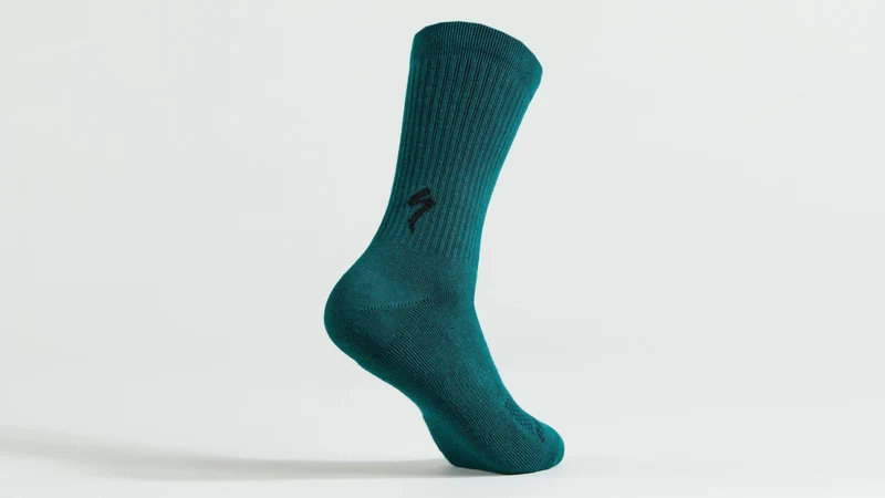 Specialized Cotton Tall Socks Tropical Teal / S