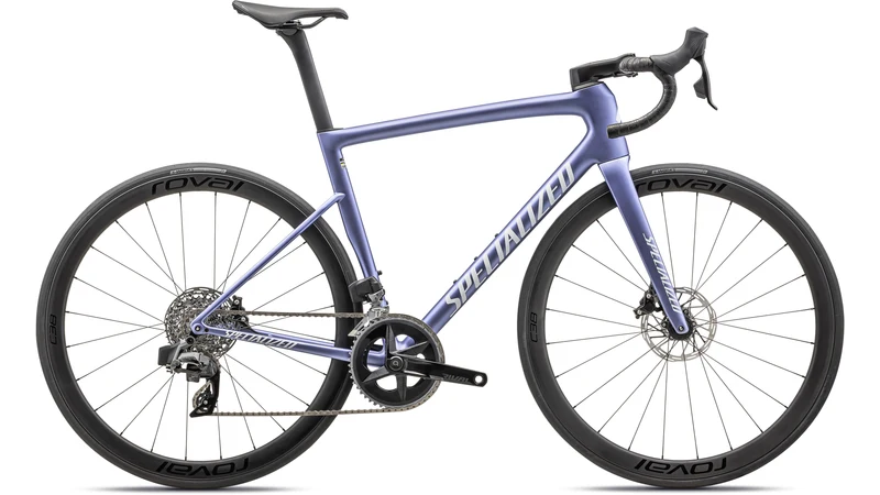 2024 Specialized Tarmac SL8 Expert - SRAM Rival AXS Satin Powder Indigo Tint Over Silver Dust / White / 61