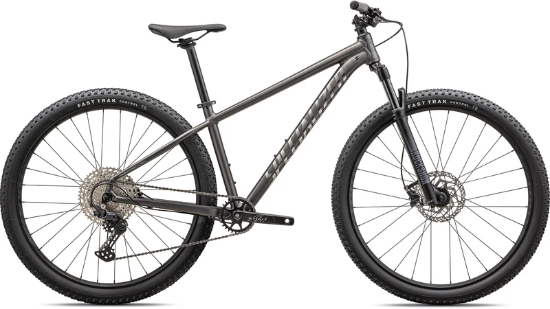 2024 Specialized Rockhopper Expert Satin Smoke / Gloss Chrome / S / 27.5