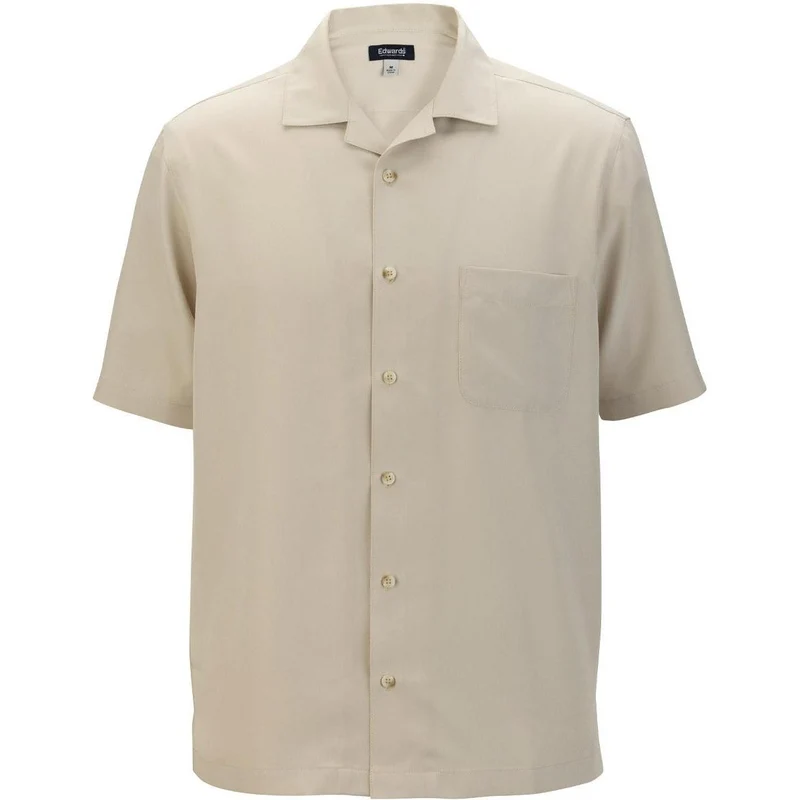 Edwards Camp Collar Unisex Shirt Sand / XS