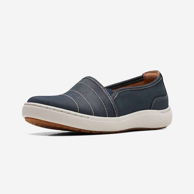 Nalle Violet Navy Leather Wide / 11