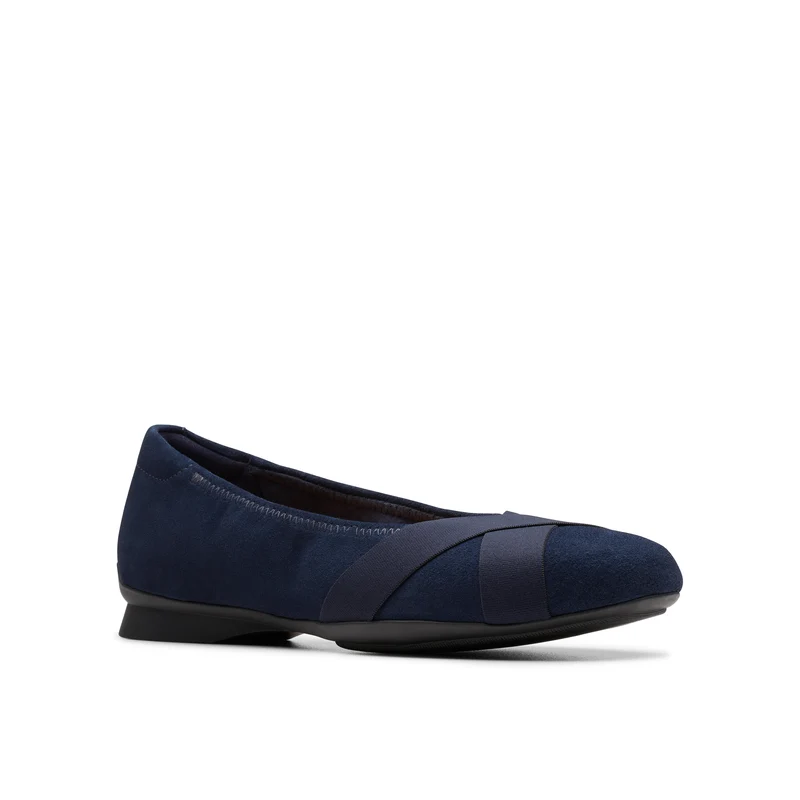 Jazmynn Gem Navy Suede 10 W