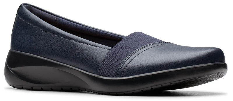 Kaetlyn Rhea Leather Navy 7 W