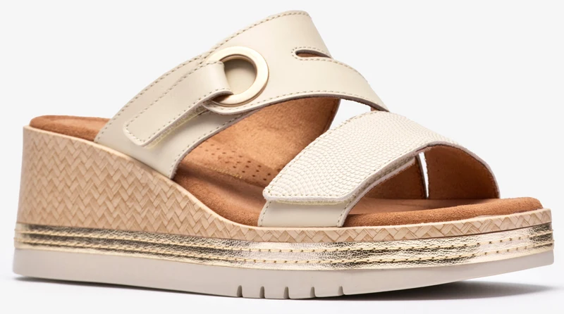 Kidiki Cove Cream Leather 6 W