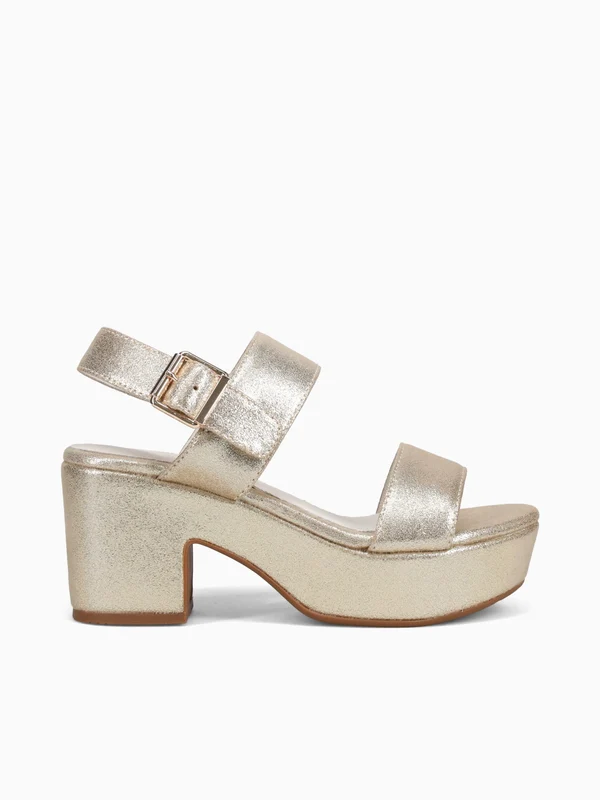 Gracyn Gold Shimmer Leather Gold / 9 / M