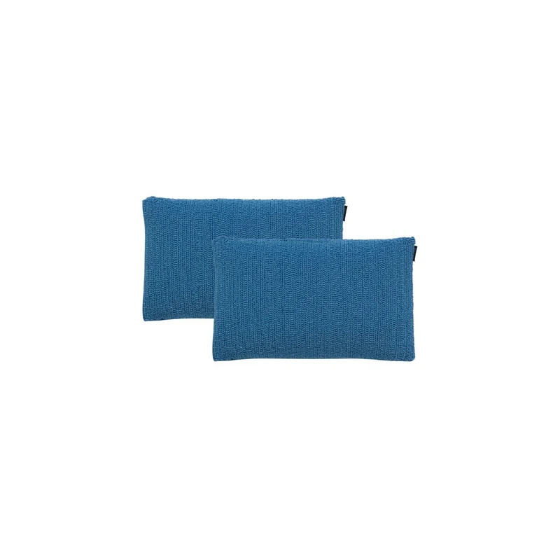 Safavieh Soleil Solid Pillow (Set of 2), PPL112 Marine Blue / 12" X 20"