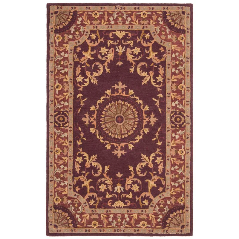 Safavieh Empire 459 Rug, EM459 BURGUNDY / 4' x 6'