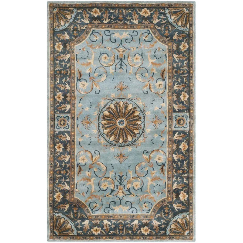Safavieh Empire 459 Rug, EM459 BLUE / 8' x 8' Round
