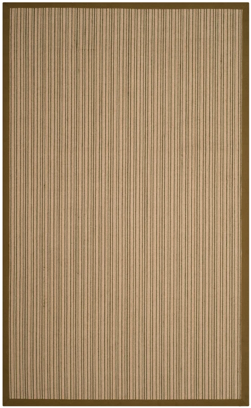 Safavieh Natural Fiber 132 Rug, NF132 MULTI / GREEN / 3' x 5'