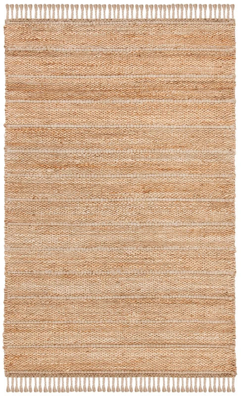 Natural Fiber 550 Rug | Safavieh - NF550 NATURAL / LIGHT GREY / 5'-0" x 8'-0"