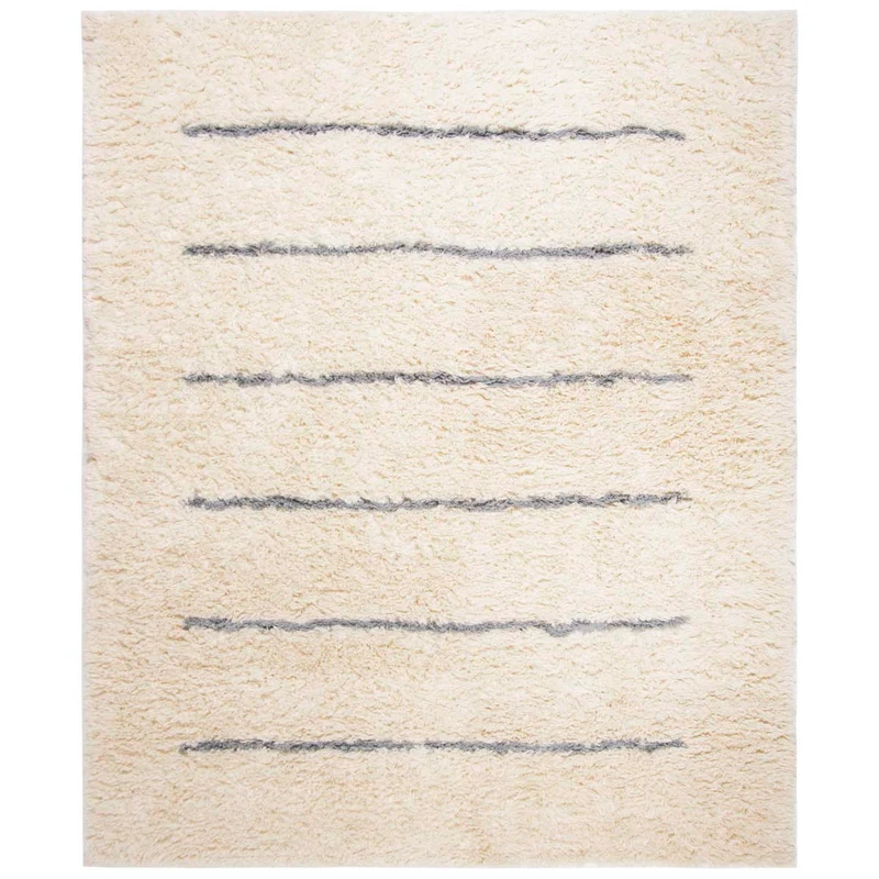 Safavieh Kenya 750 Rug, KNY750 Ivory / Grey / 6' X 9'