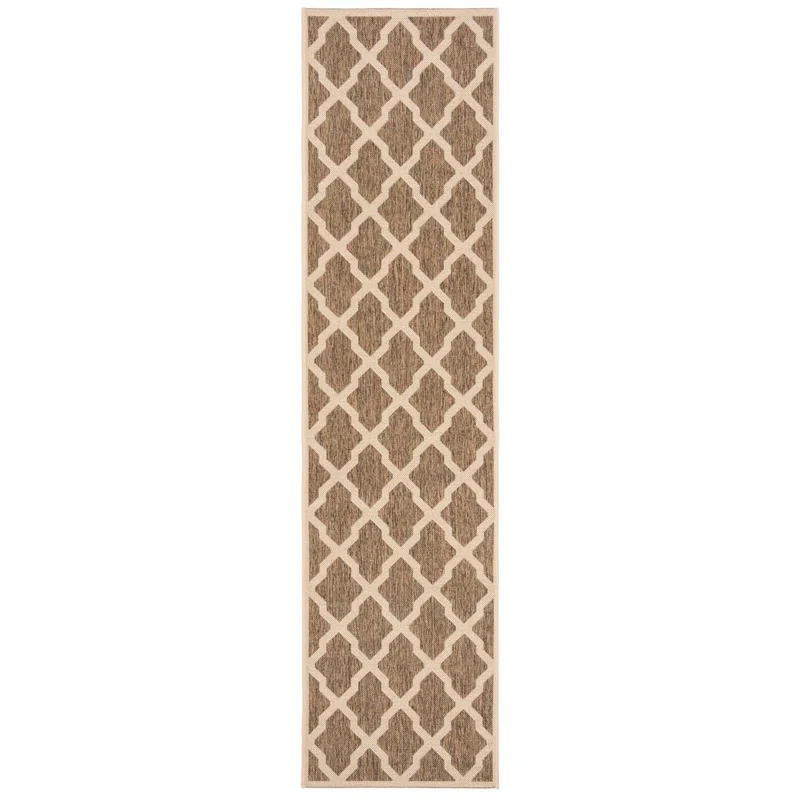 Safavieh Beach House 122 Rug, BHS122 Beige / Cream / 2'-2" X 8'