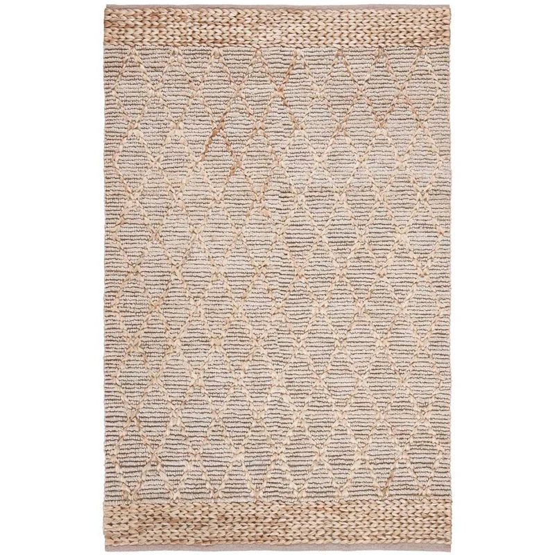 Natural Fiber 951 Rug | Safavieh - NF951 SILVER / 6'-0" x 6'-0" Square