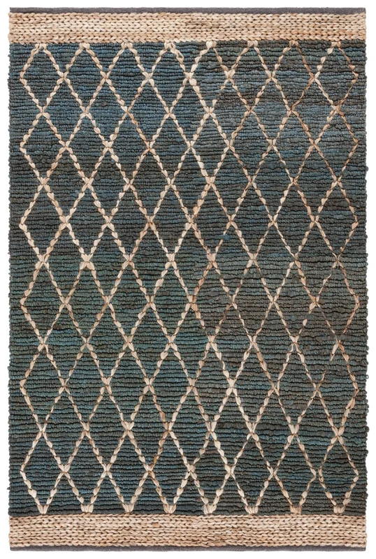 Natural Fiber 951 Rug | Safavieh - NF951 BLUE / 4'-0" x 6'-0"