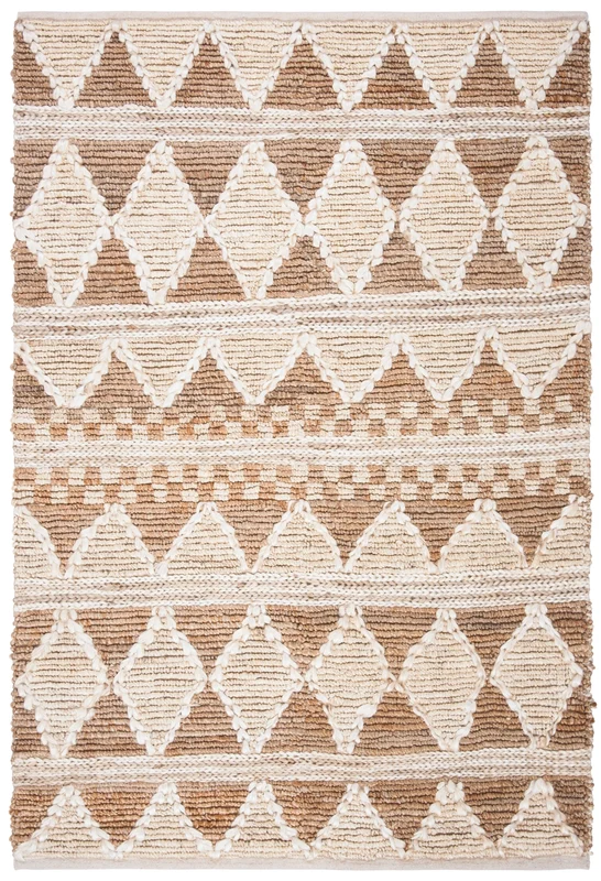 Natural Fiber 958 Rug | Safavieh - NF958 BROWN / BEIGE / 2'-3" x 8'-0"